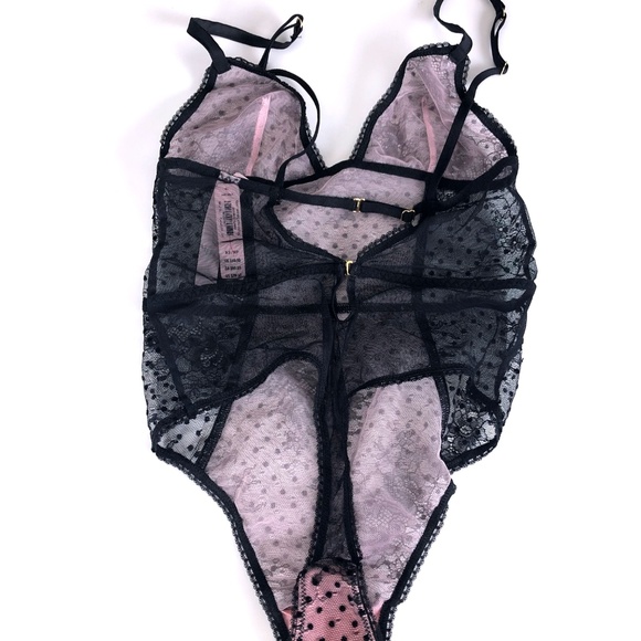 Victoria's Secret Very Sexy Flocked Dot Teddy - Picture 4 of 5